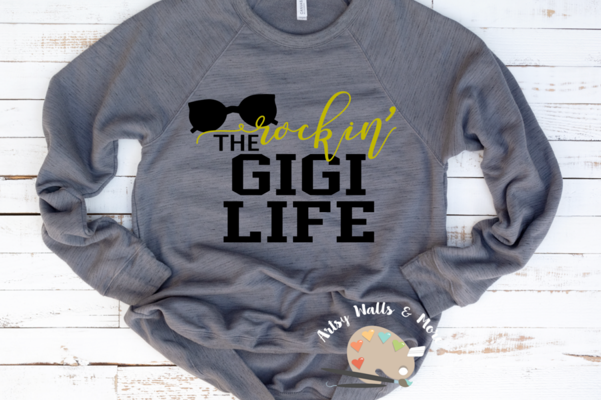 Rockin' the GIGI Life svg New grandma svg file New gigi svg example image 1