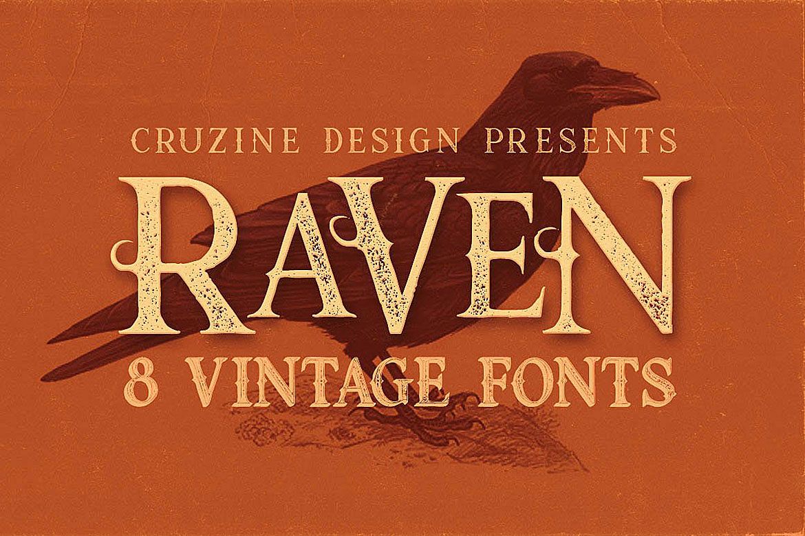 Raven Typeface example image 1
