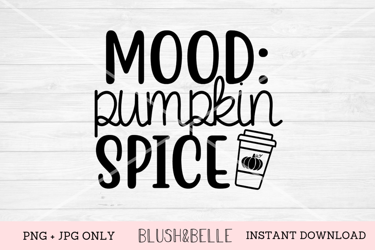 Mood Pumpkin Spice - PNG, JPG example image 1