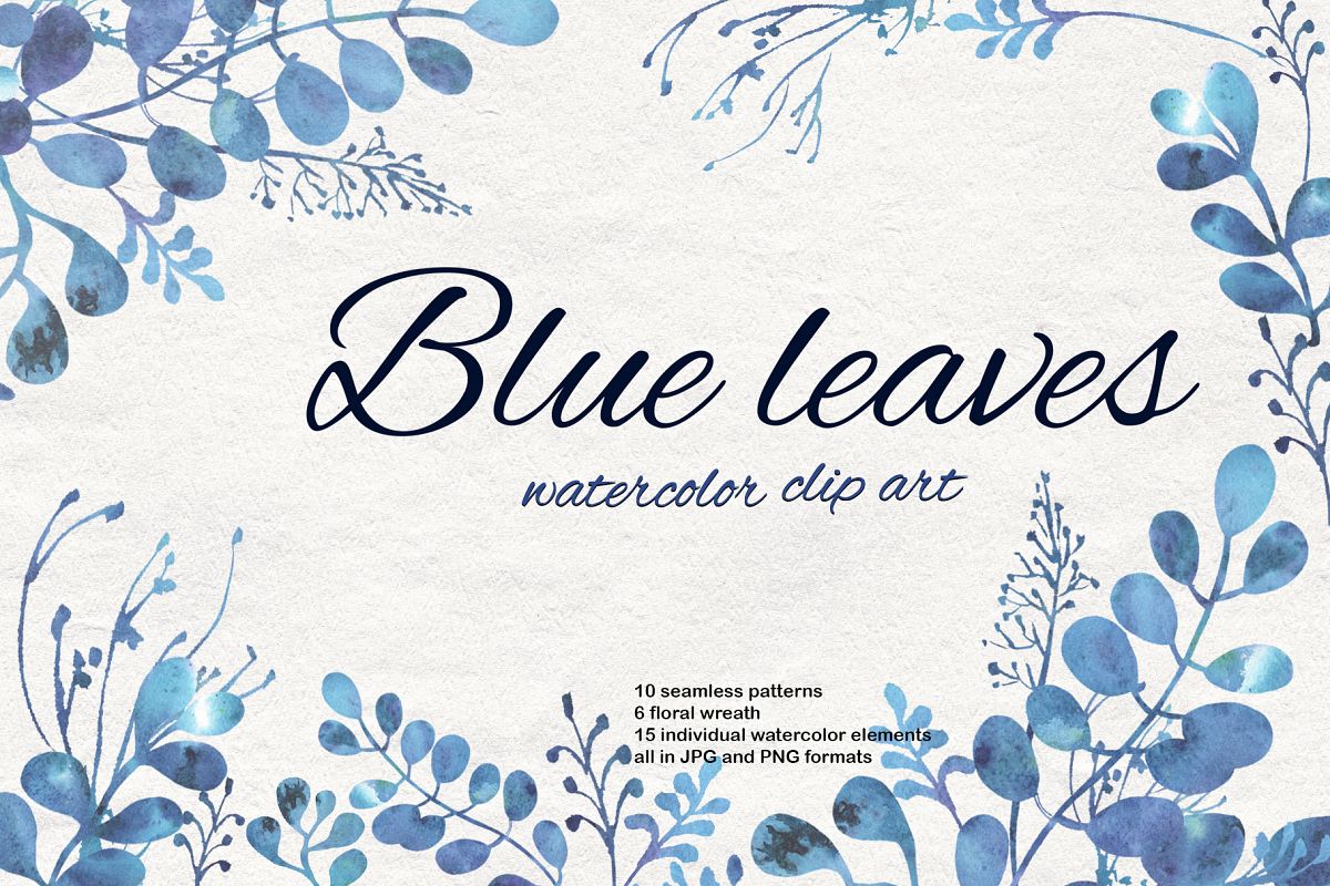 Blue leaves example image 1