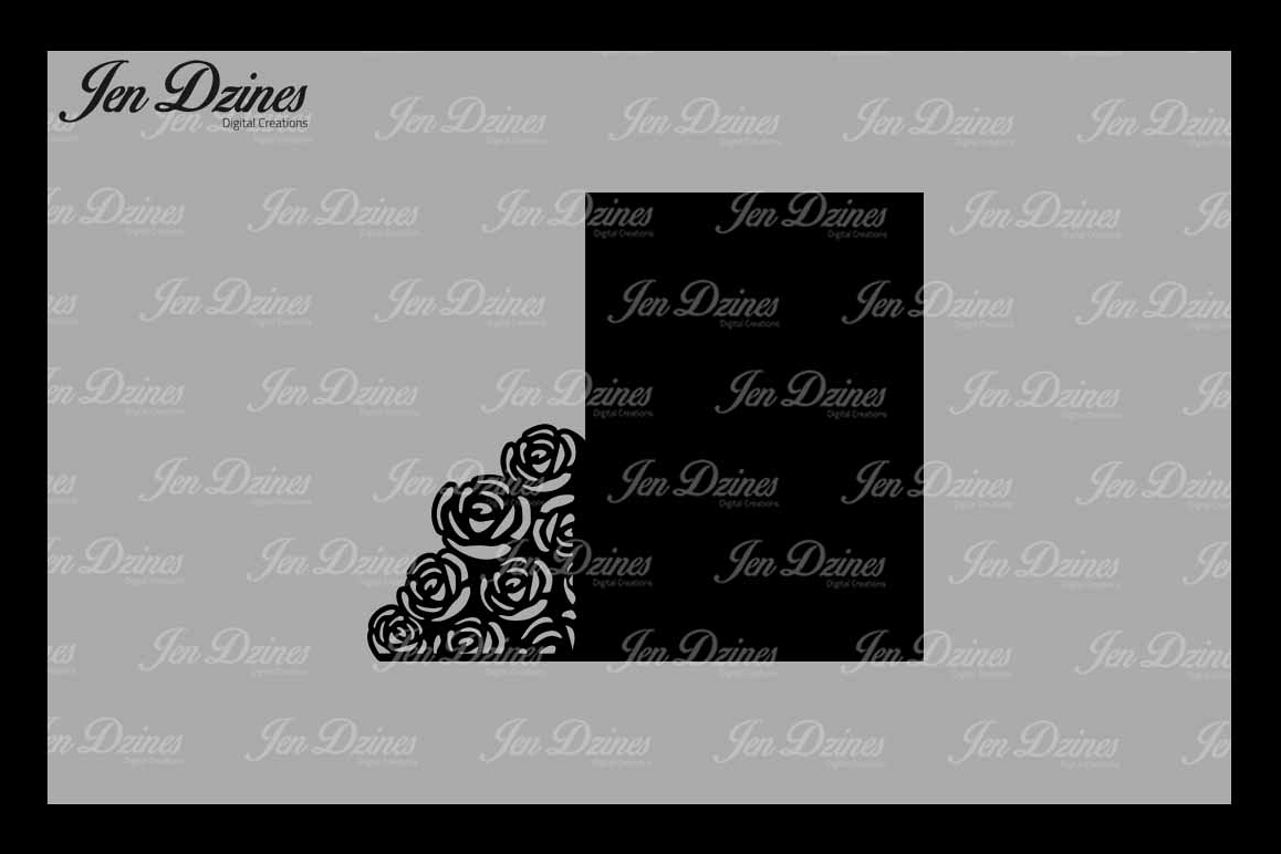 Wedding Gate Card SVG DXF EPS PNG example image 1
