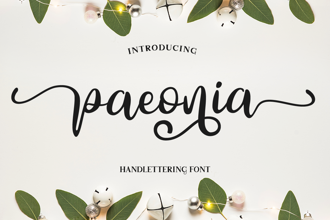 Paeonia script example image 1