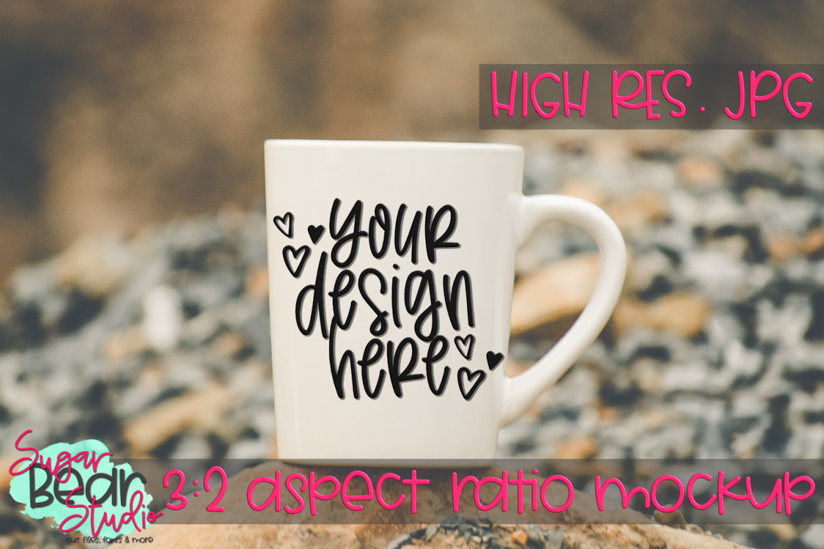 White Mug Outdoor Mockup example image 1