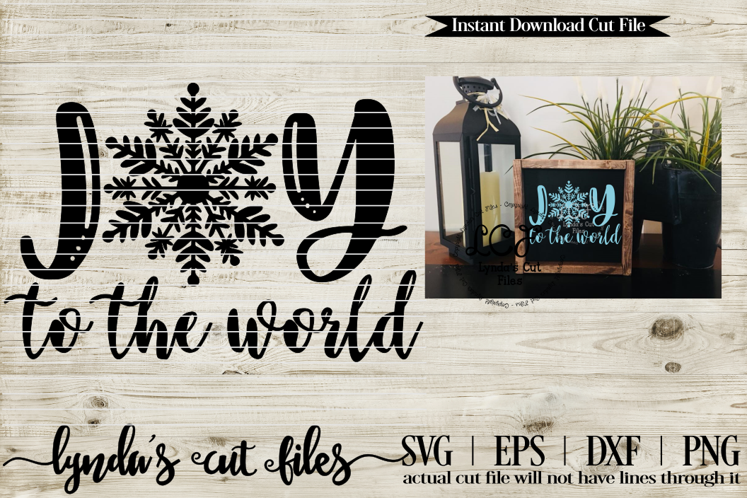 Joy to the World//Christmas//SVG//EPS/ example image 1