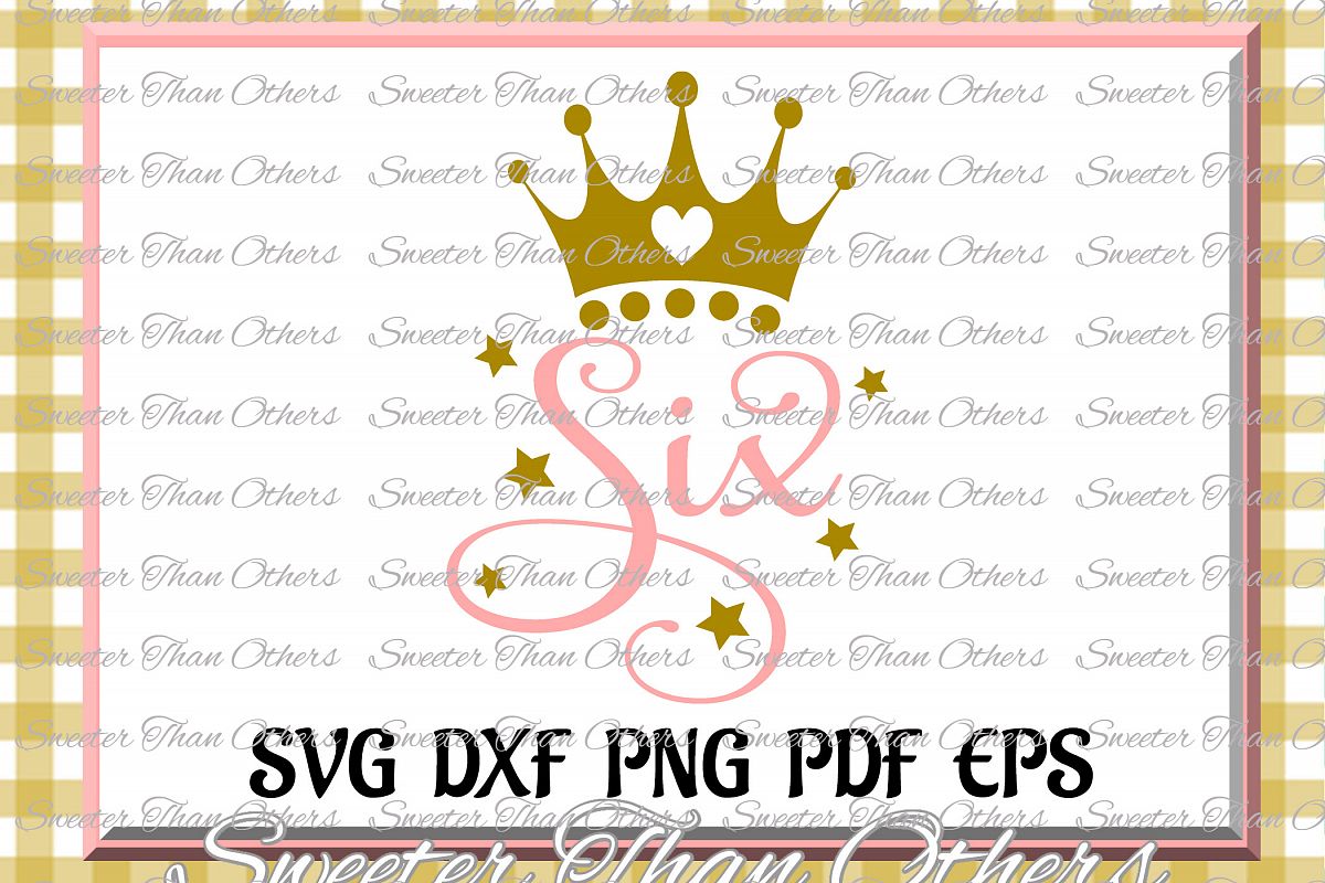 Sixth Birthday SVG, 6th Birthday svg example image 1