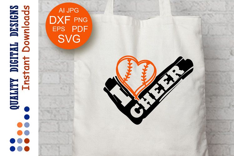 I love Cheer svg Sports example image 1