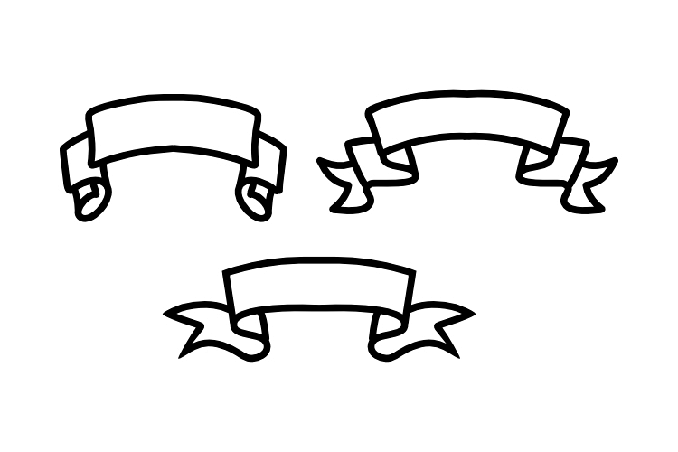 Banner ribbon Vintage Image Vector example image 1