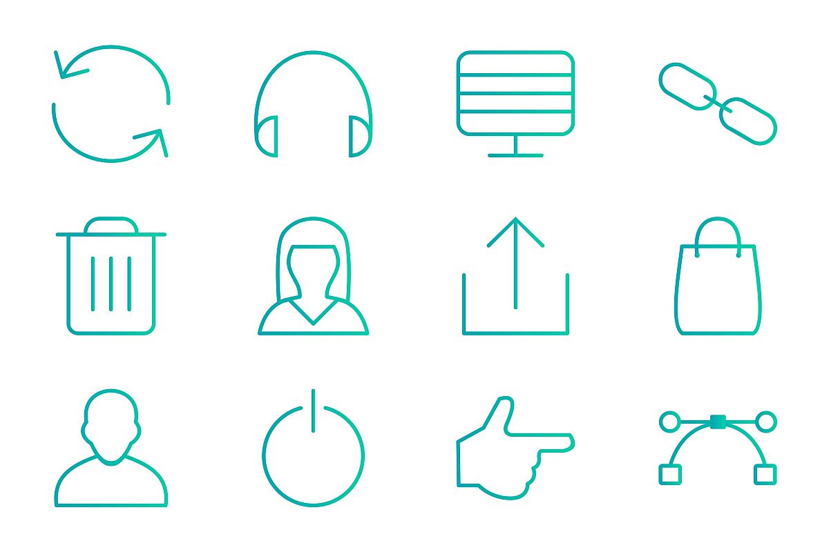 Set Of Multimedia Icons example image 1