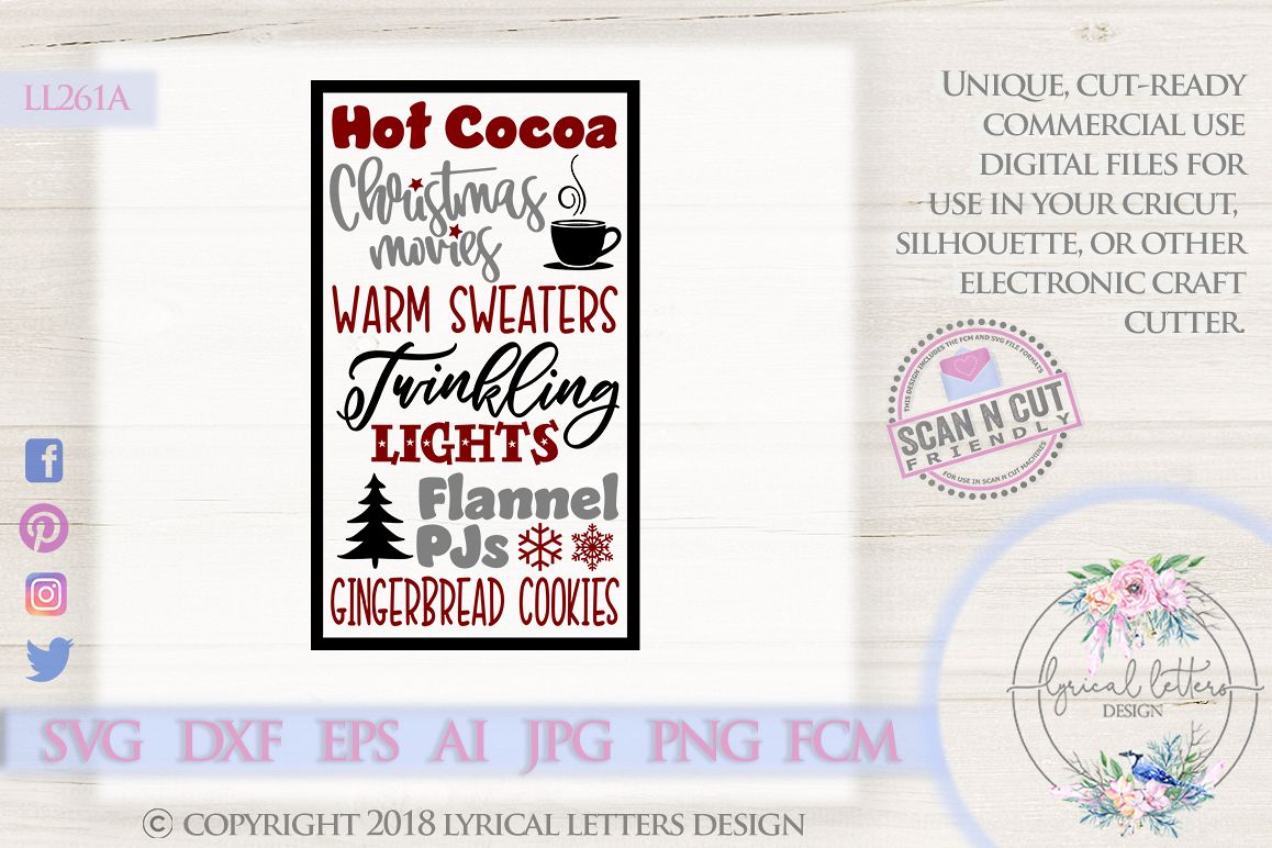 NEW! Christmas Subway Art SVG DXF FCM LL261A example image 1