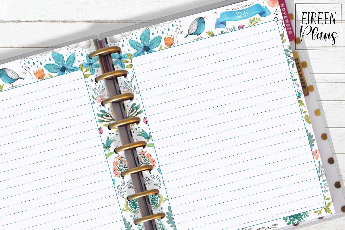 Notes Printable for Classic Happy Planner example image 1