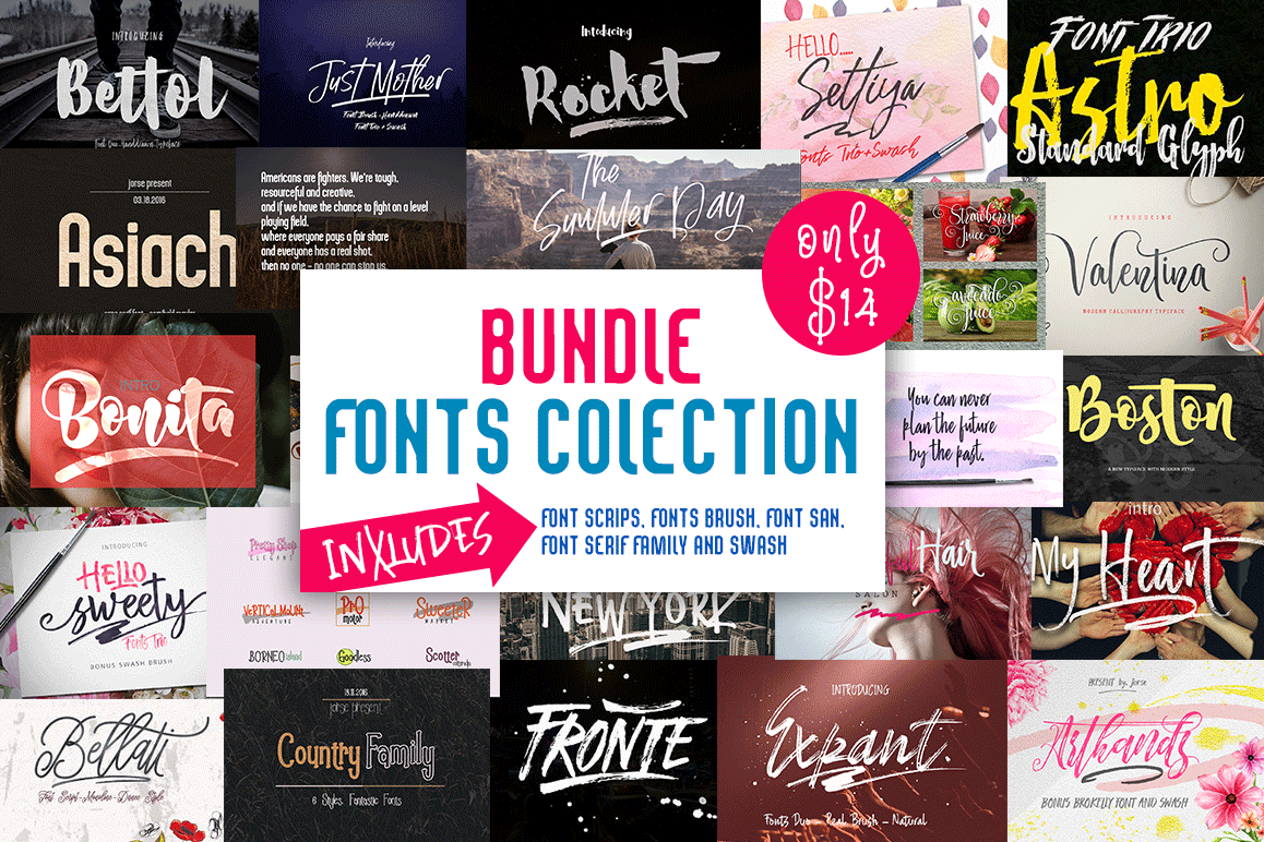 Download Free Bundle Fonts Colection Free Download Freedownloadae PSD Mockup Template