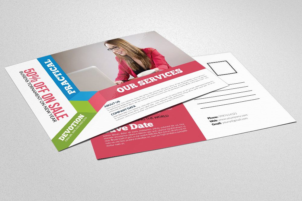 Business Postcards Templates example image 1