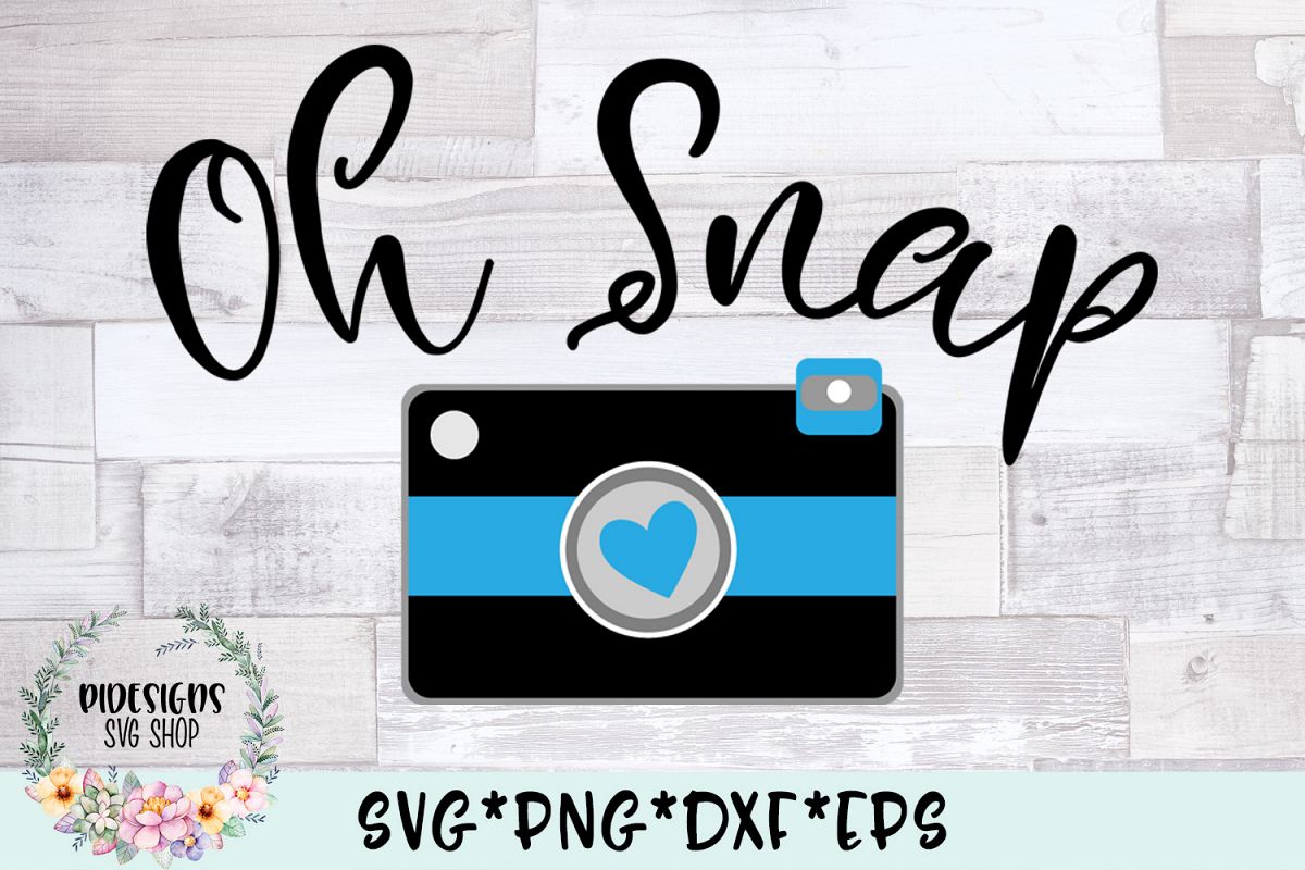 Oh Snap Photography SVG Cut File example image 1