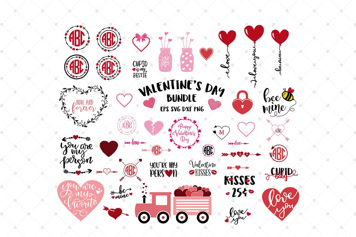 Valentines Day SVG Bundle example image 1