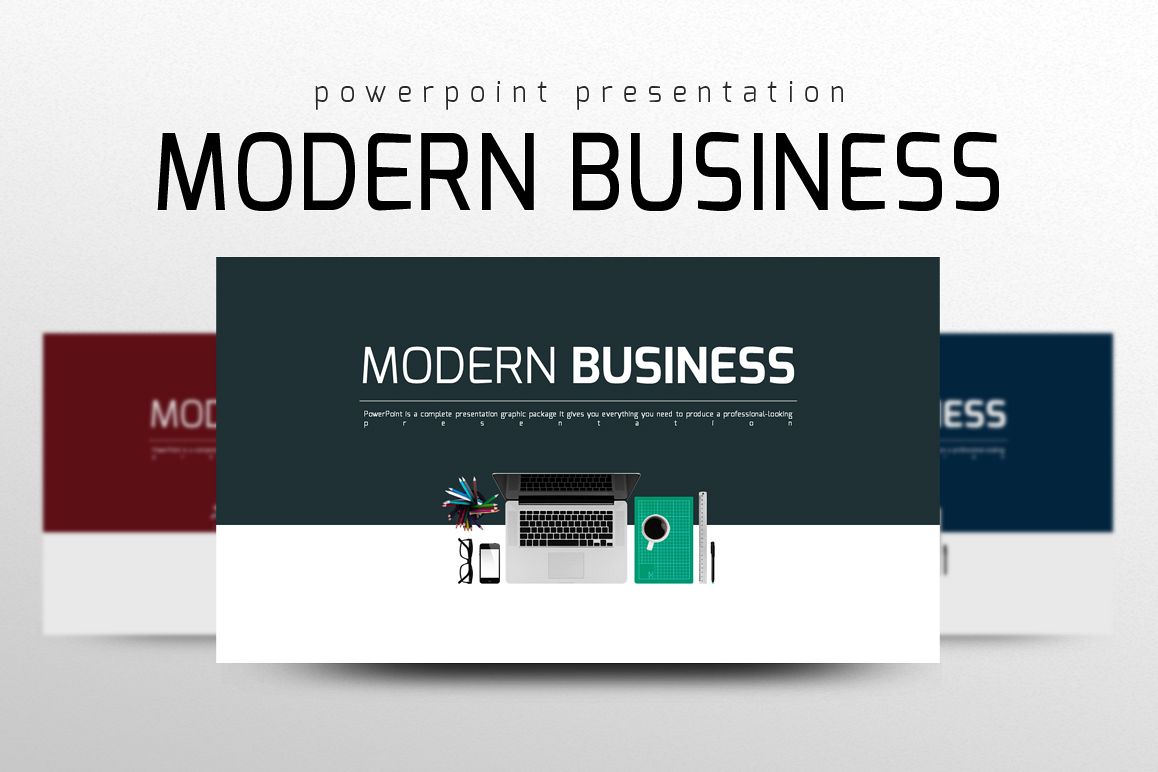 Modern Business PPT Template example image 1
