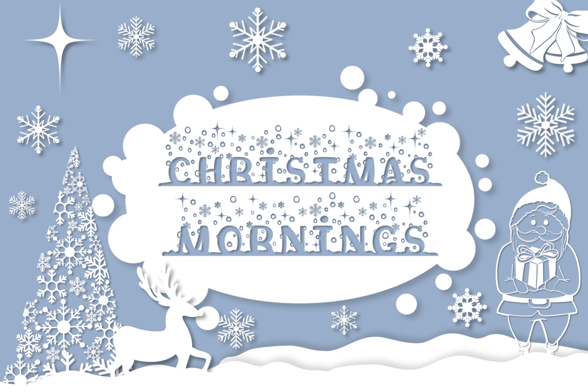 Christmas Mornings | Winter & Christmas Font with Extras example image 1