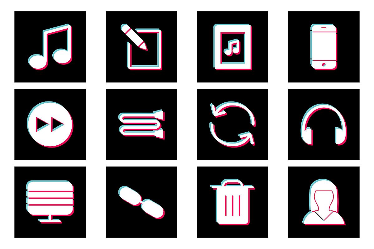 Set Of Multimedia Icons example image 1