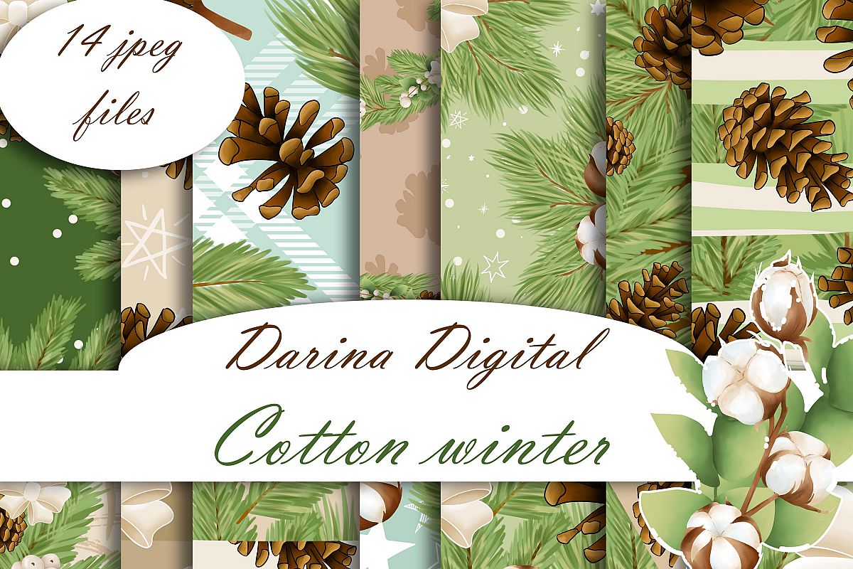 Cotton winter patterns example image 1