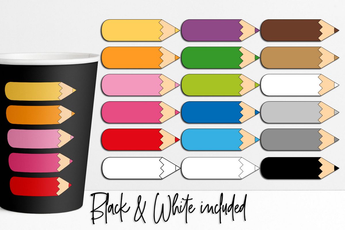 Color pencils graphic illustrations example image 1
