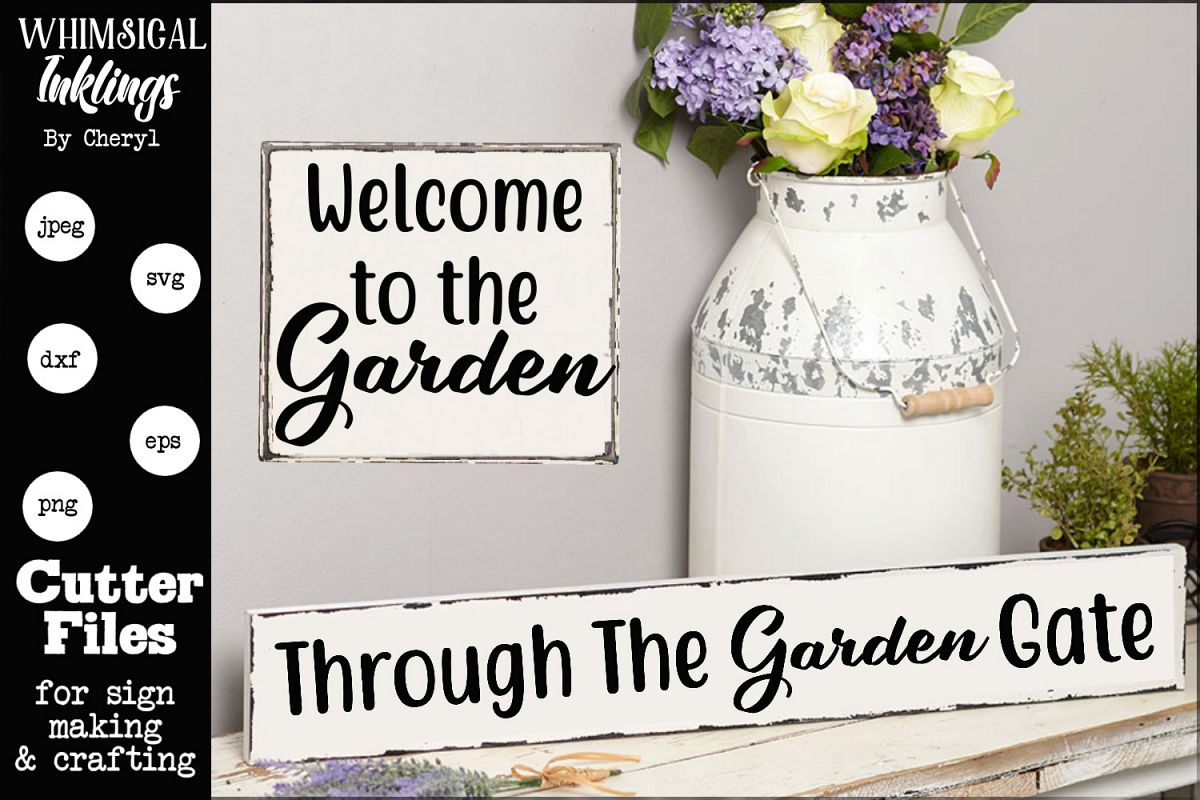 Through The Garden Gate SVG Set example image 1
