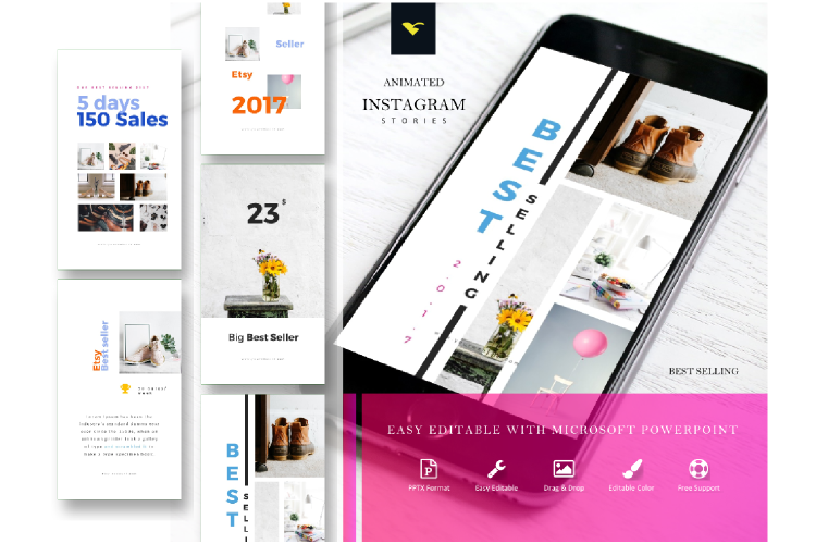 Instagram Story Template Best Selling Series example image 1
