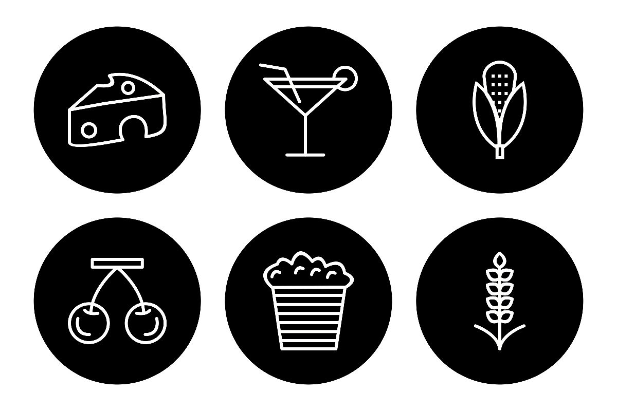 Set Of Food Icons example image 1