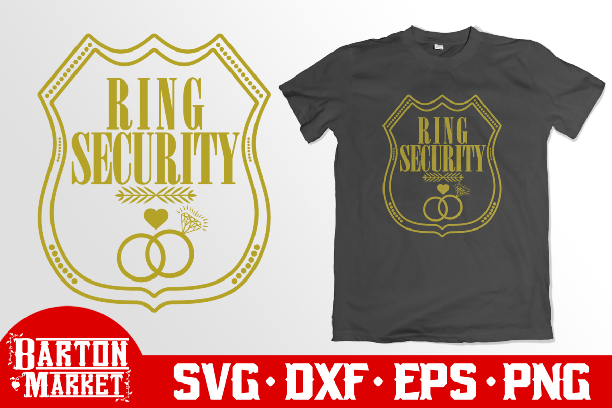 Ring Security SVG DXF EPS PNG example image