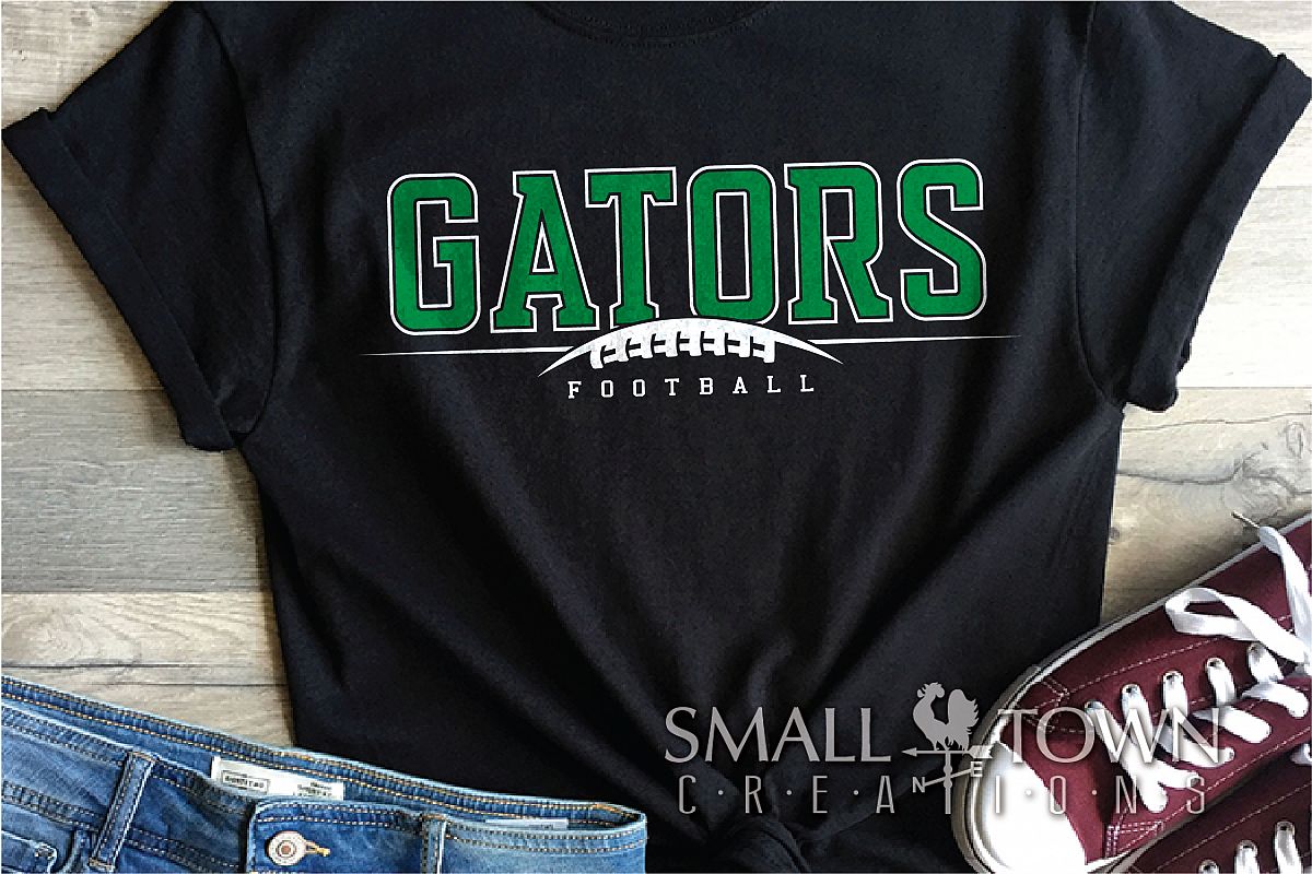 Gator Football, Claw Print, Team logo, PRINT, CUT & DESIGN example image 1