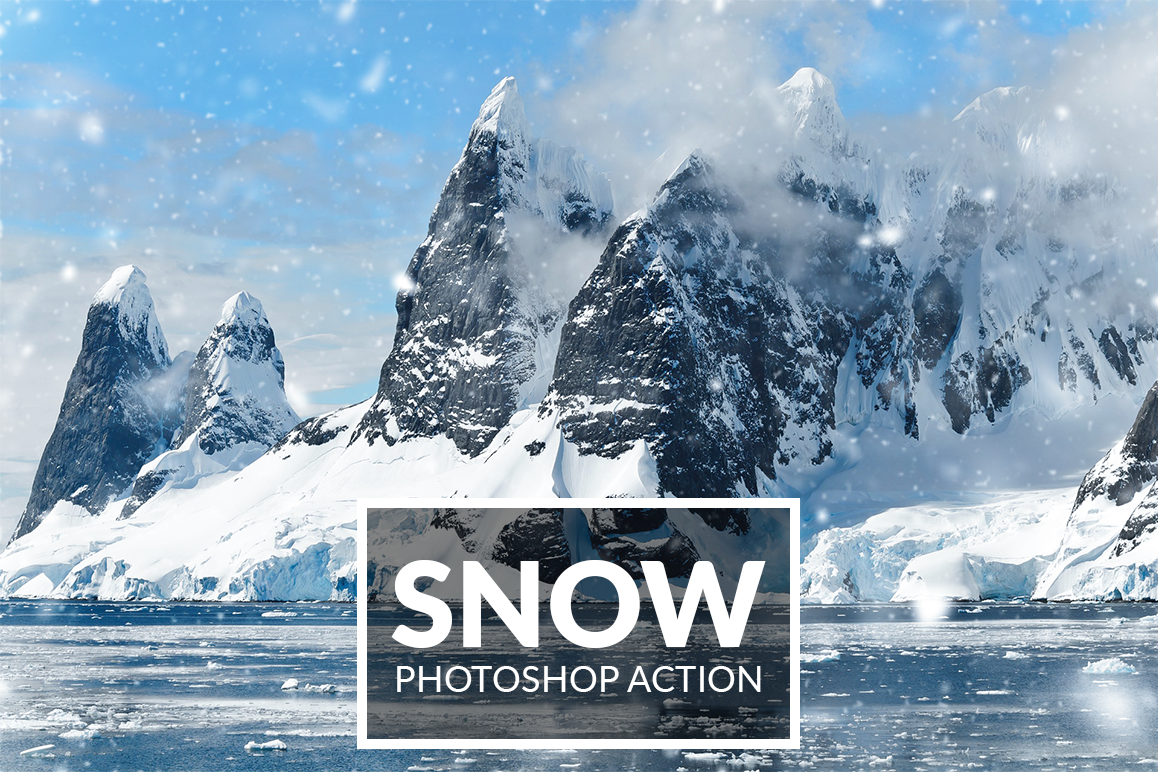 Snow Photoshop Action example image 1