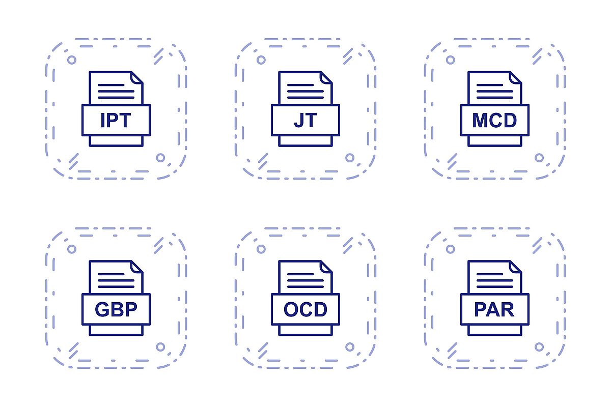 Set Of File Formats Icons example image 1