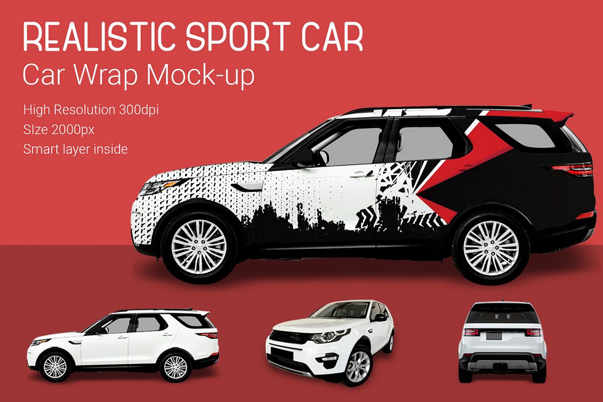 Sport Car Mock-Up example image 1