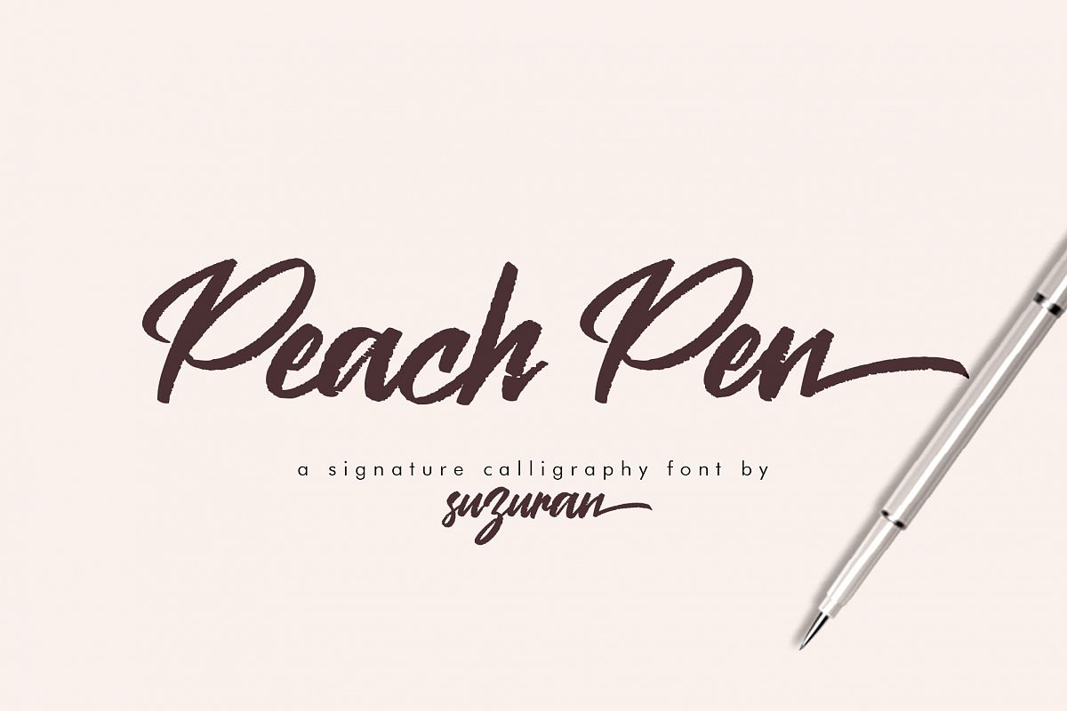 Peach Pen Script example image 1