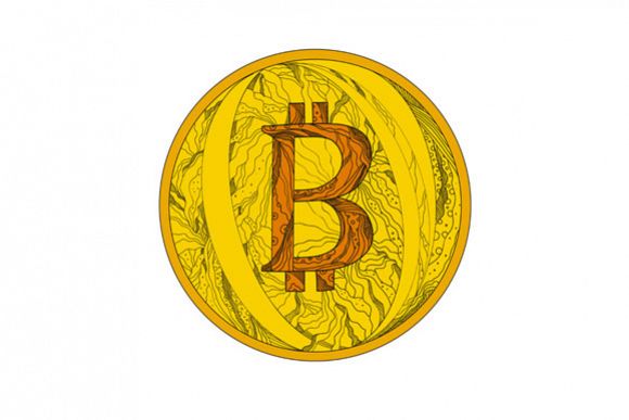 Bitcoin Doodle Art example image 1