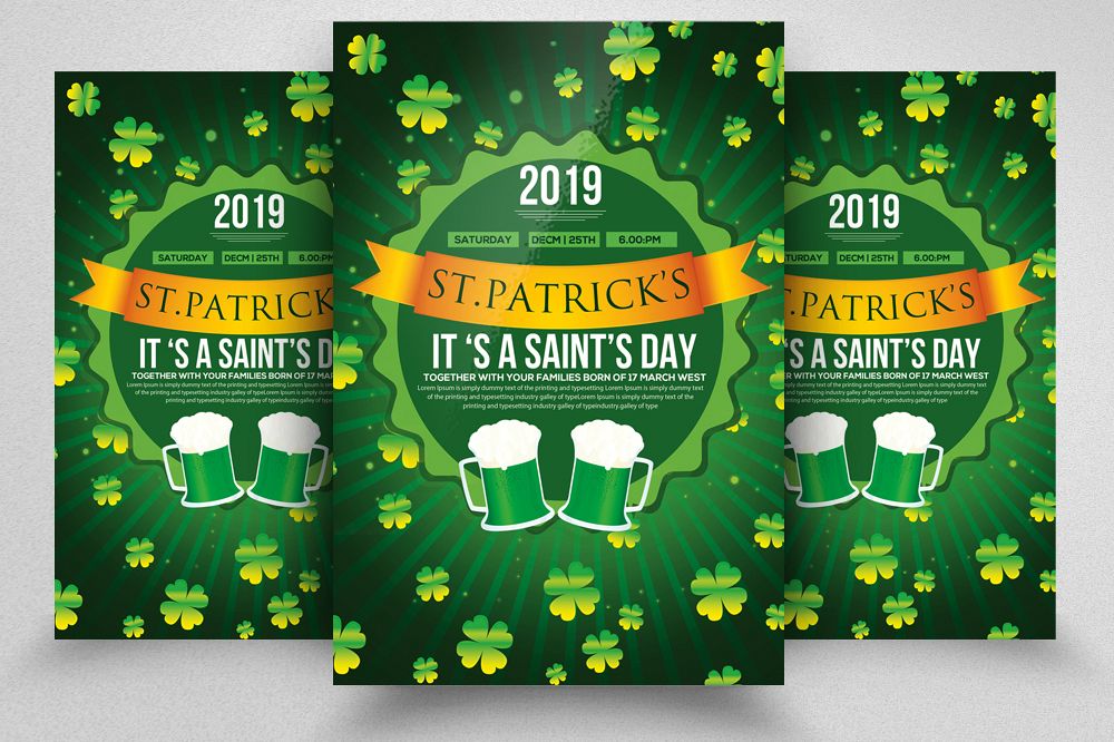St. Patricks Day Flyer Template example image 1