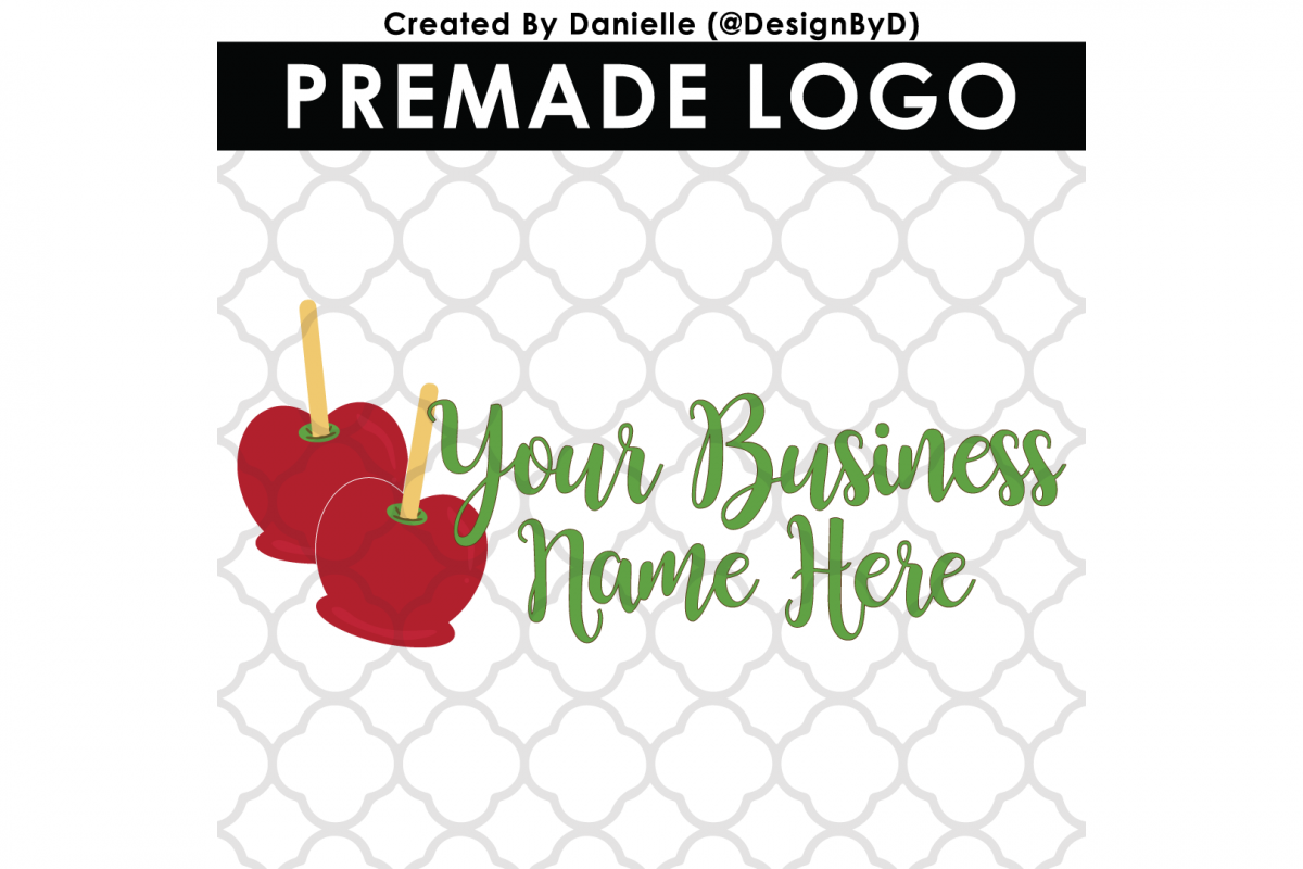 Premade Candy Apple Logo example image 1