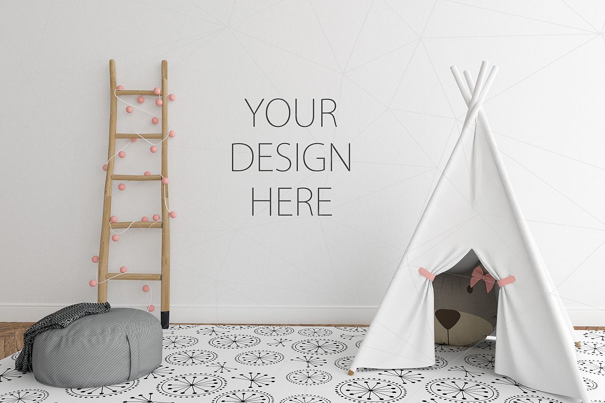 Interior mockup - blank wall mock up example image 1