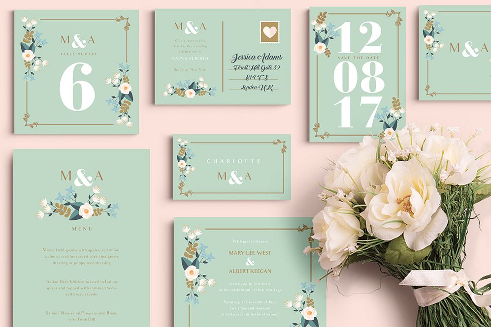 Pear Wedding Set example image 1