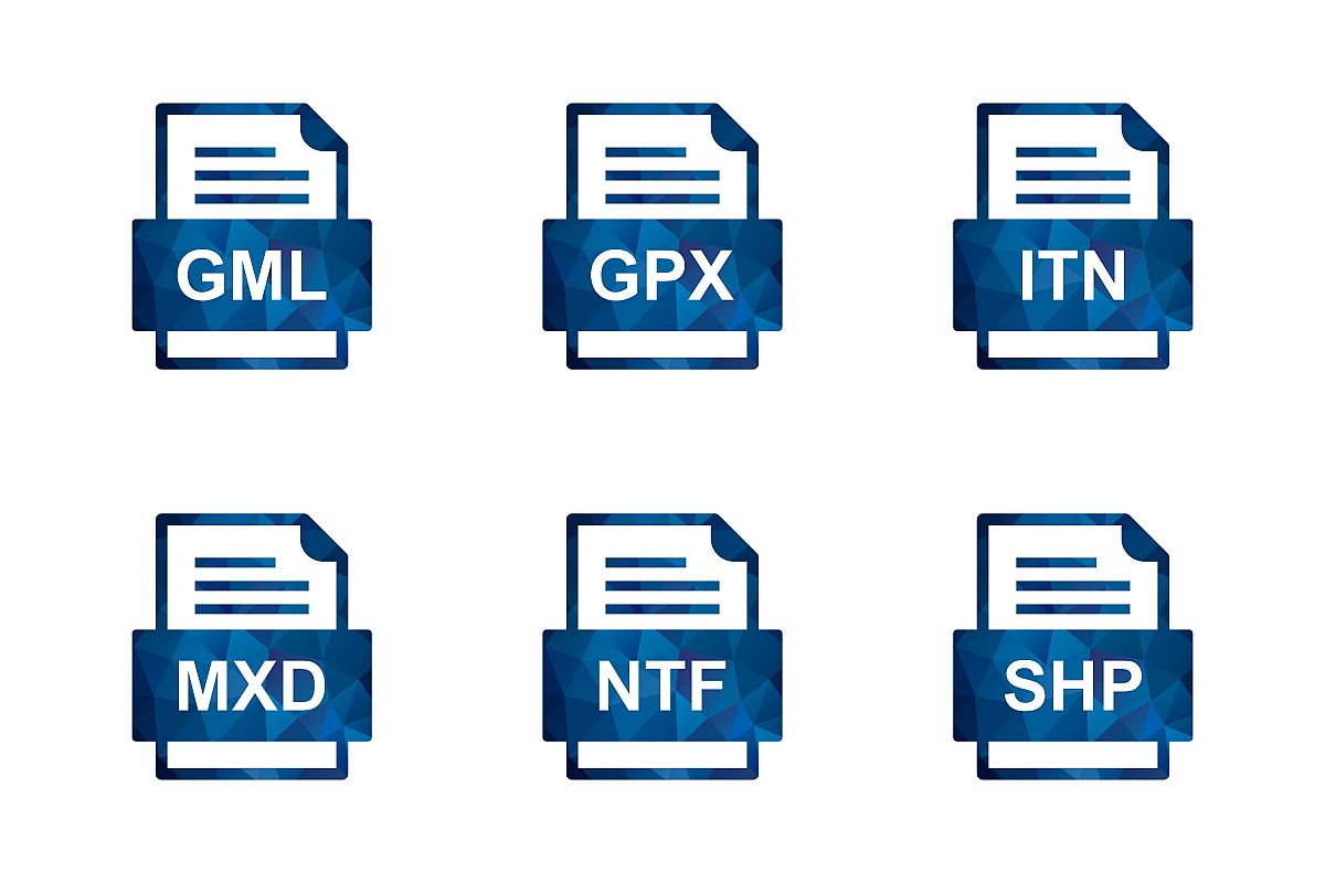 Set Of File Formats Icons example image 1