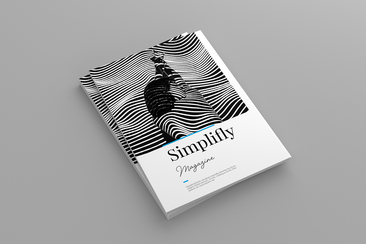 Simplifly Magazine Template example image 1