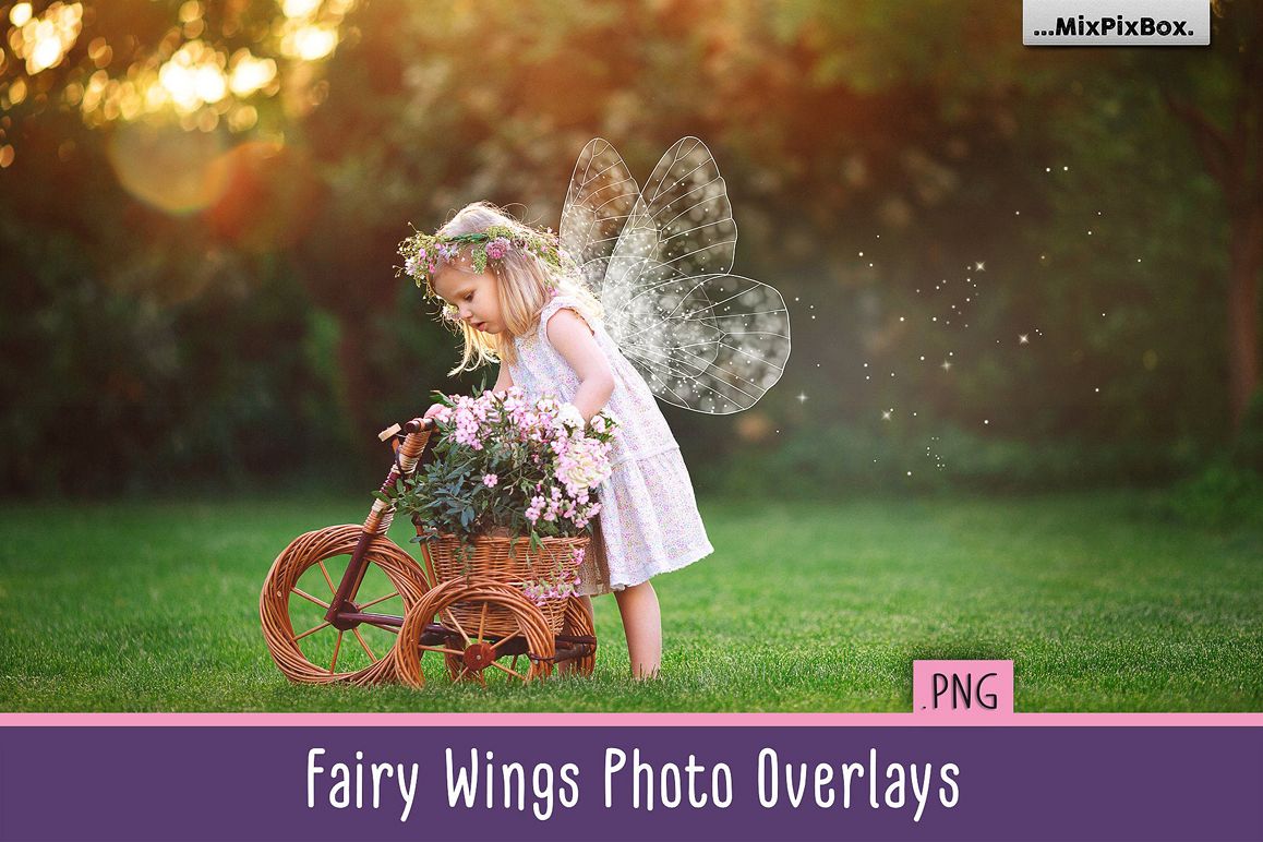 Fairy Wings Photo Overlays example image 1