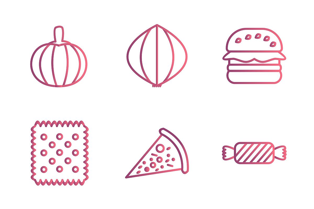 Set Of Food Icons example image 1