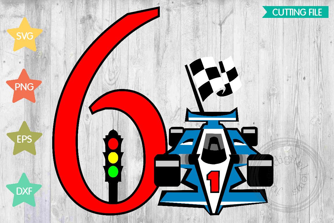 Racing Birthday 6th, by Julies Homemade Jems example image 1