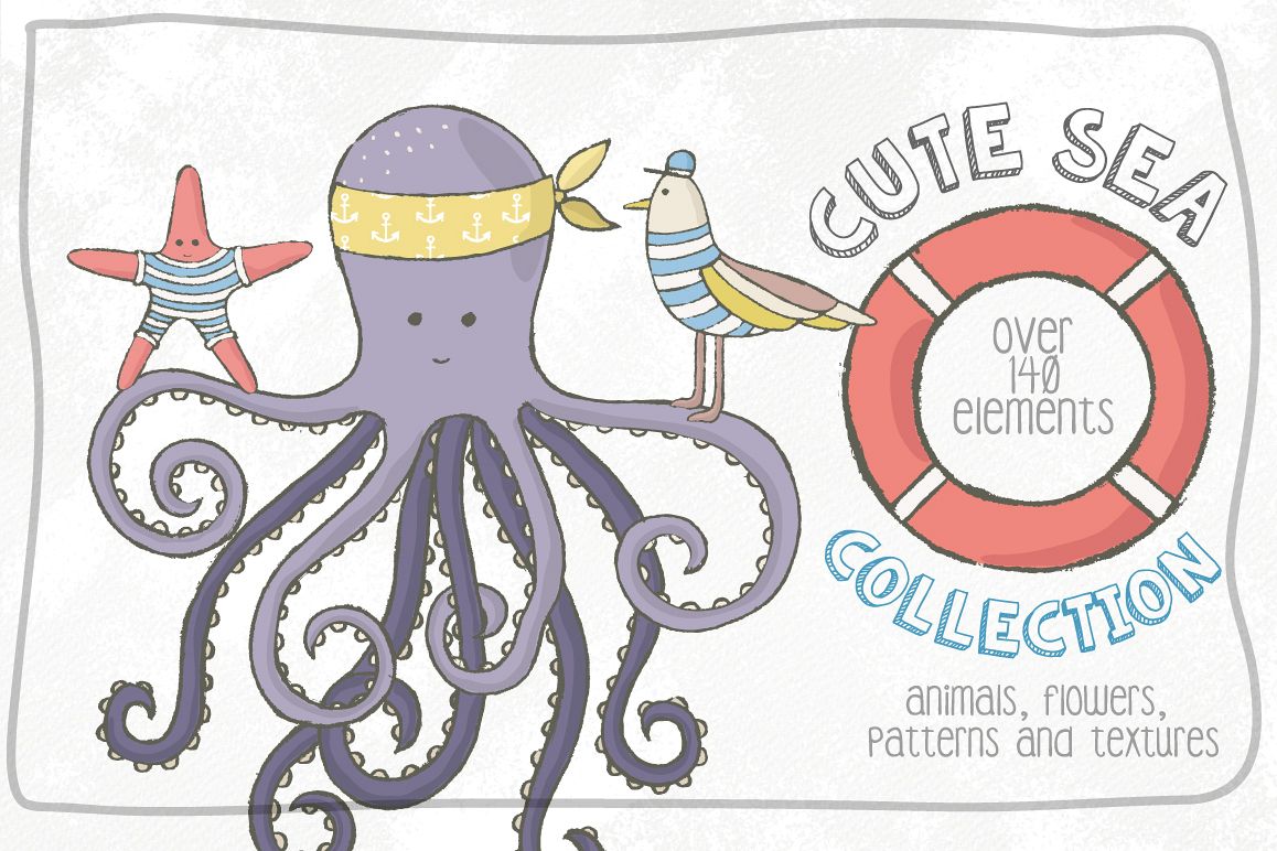Cute Sea Collection example image 1