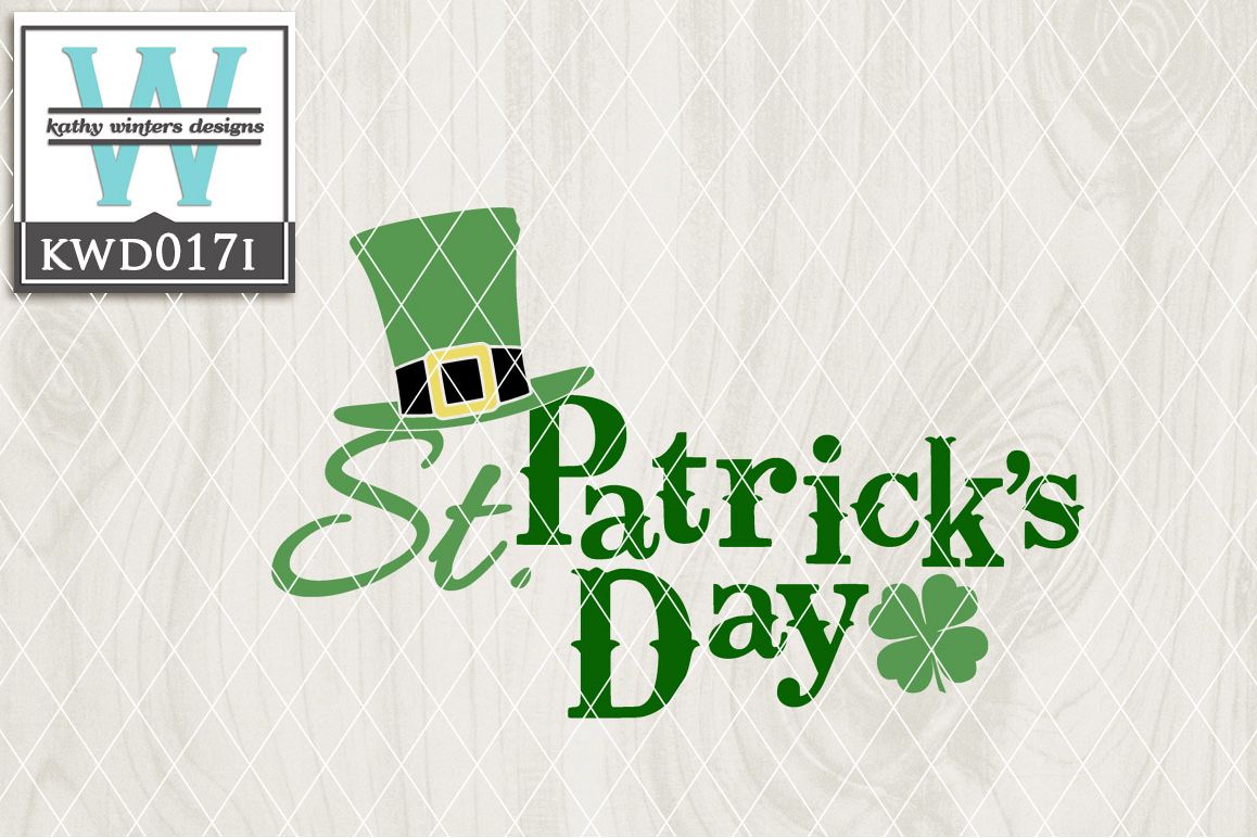 St. Patrick's Cutting File KWD017I example image 1
