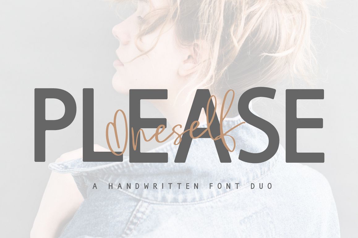 Please Oneself Font Duo example image 1