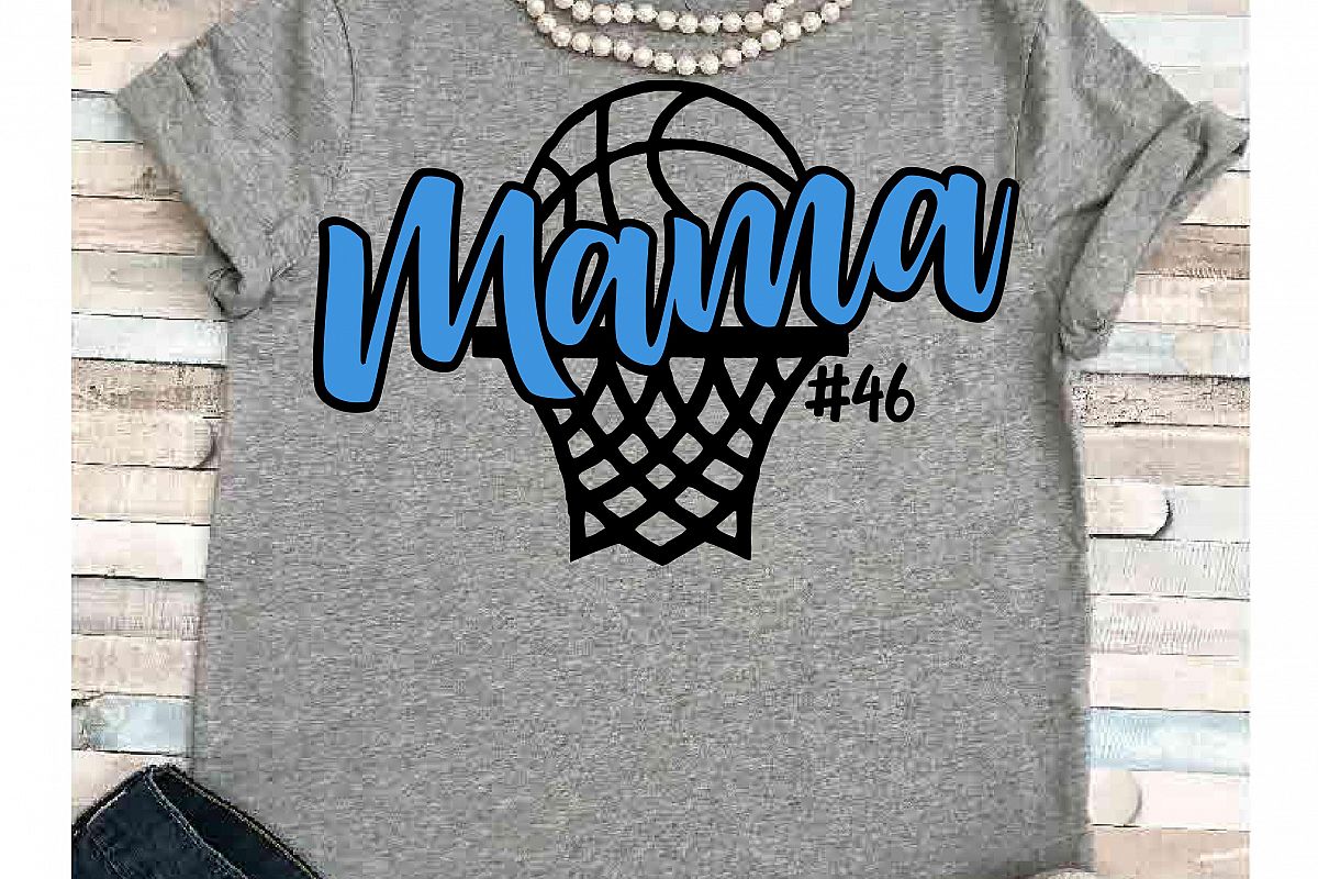 Basketball svg SVG DXF JPEG Silhouette Cameo Cricut Basketball Mama