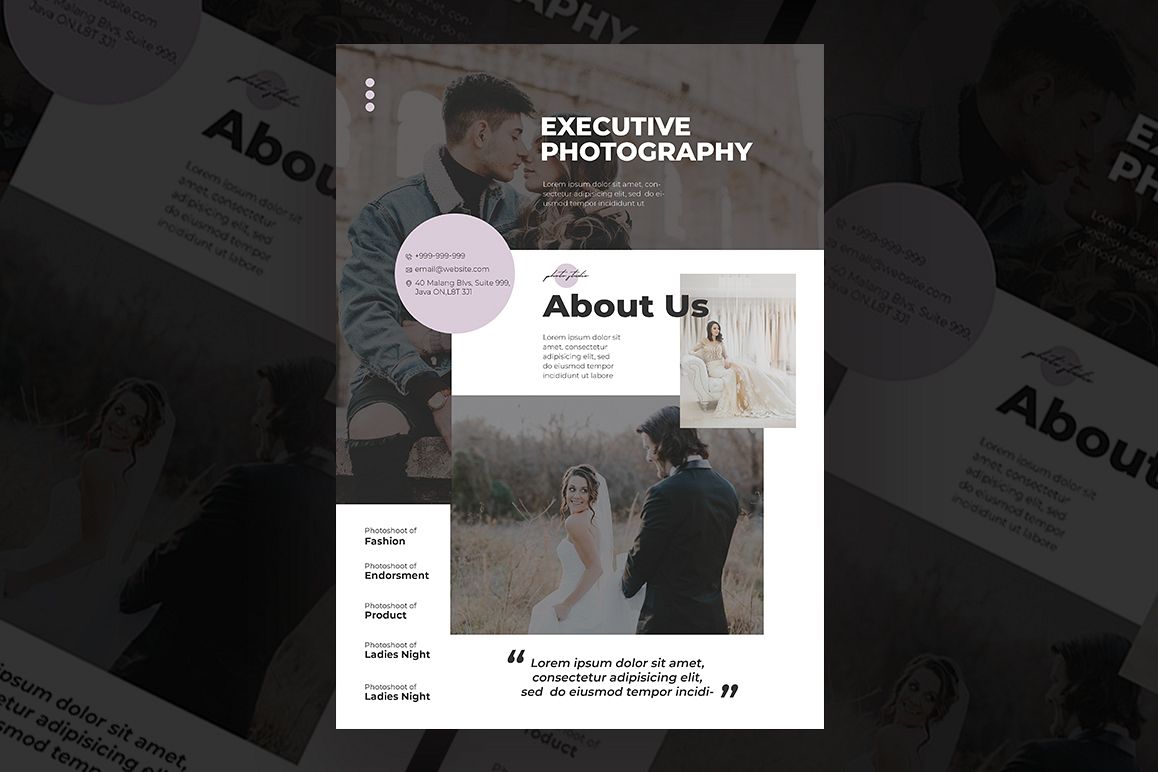 Executive Photography Flyer example image 1