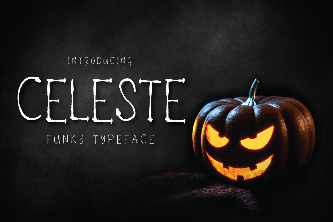 Celeste - Funky Typeface example image 1