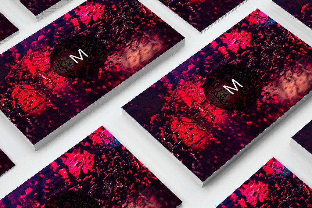 Modern Pattern Texture Beautiful Professional Art Business Card example image 1