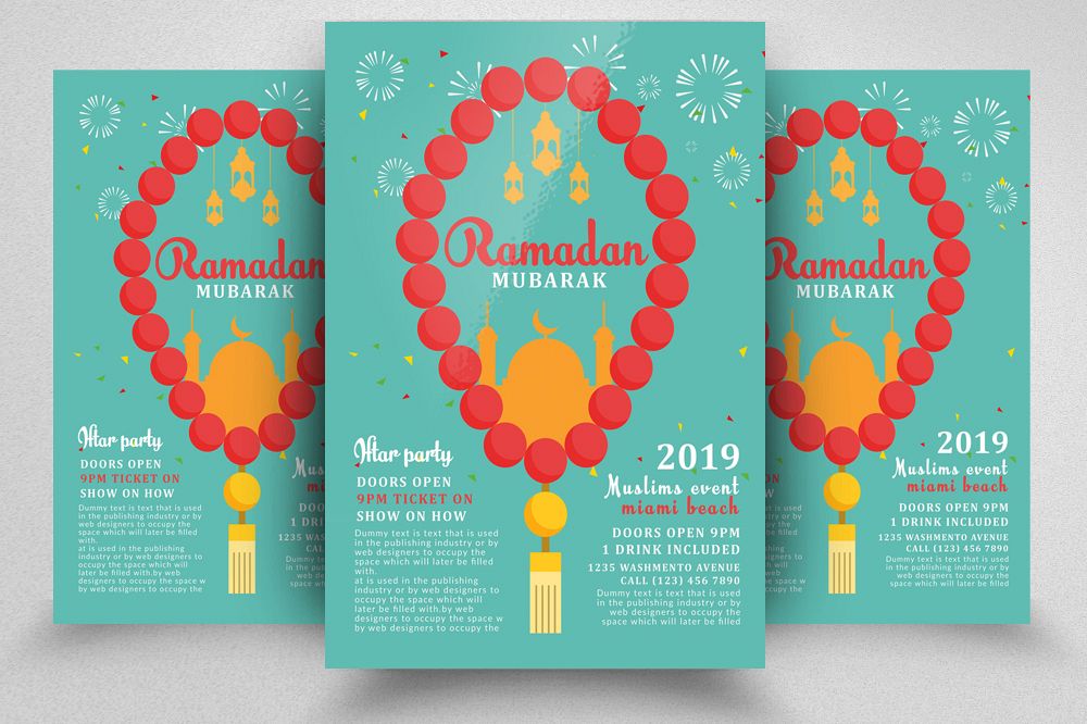 Ramadan Mubarak Flyer example image 1